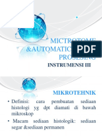 Mictrotome &automatic Tissue Prosesing