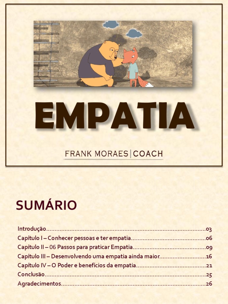 Práticas de Empatia e Desenvolvimento Pessoal | PDF | Empatia | Humano