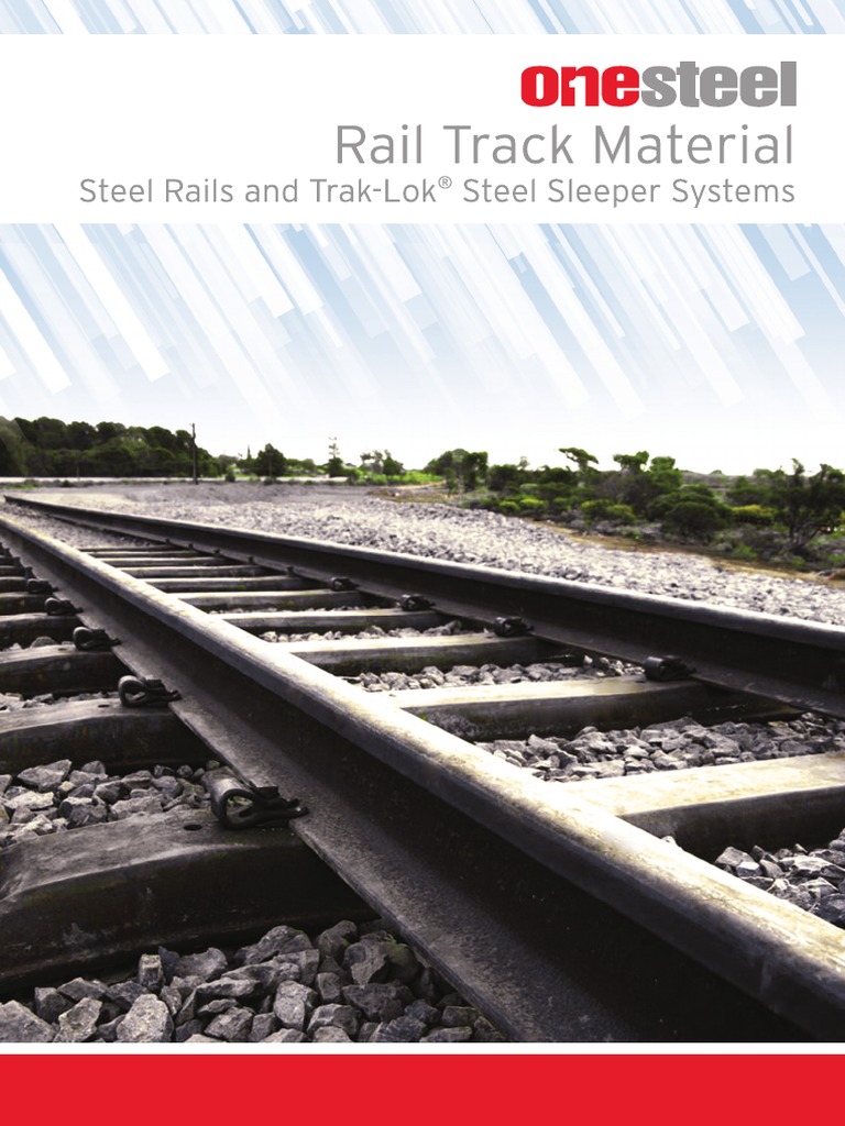 Onesteel Rail Track Material Catalogue Track (Rail Transport) Civil