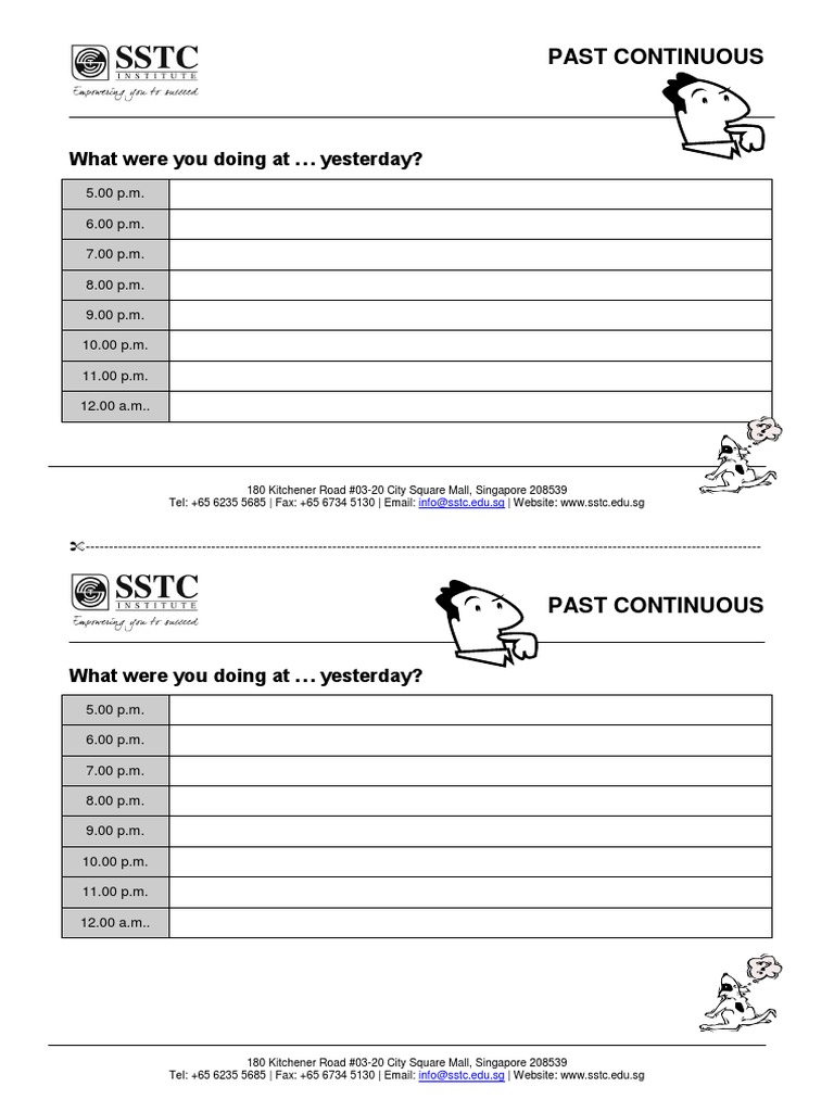 WHAT WERE YOU DOING LEARN HOW TO USE PAST CONTINUOUS TENSE visual data 7