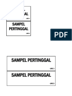 Sampel Pertinggal