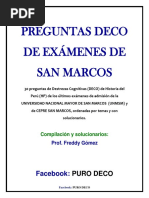 30 Preguntas Deco Hp Unmsm