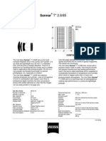 Sonnar 2 8 85mm e