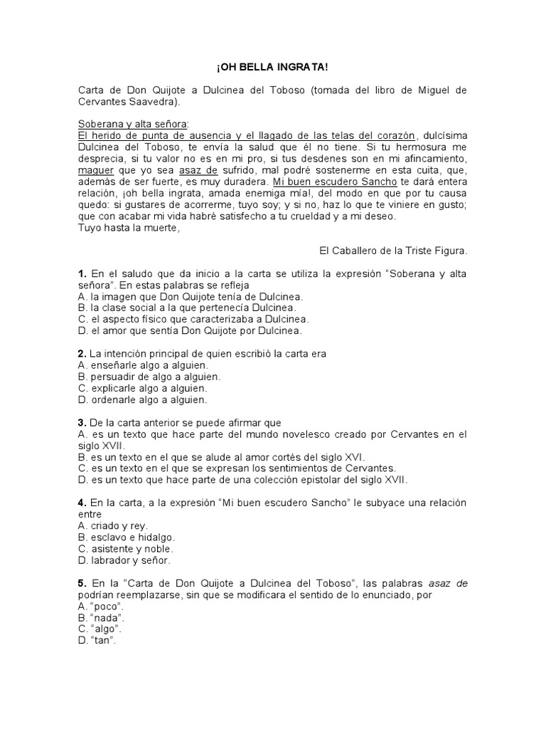 Prueba de Lenguaje Icfes | PDF