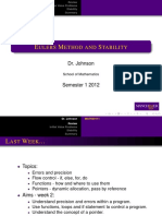 Euler's Method and Solving Initial Value ODE Problems