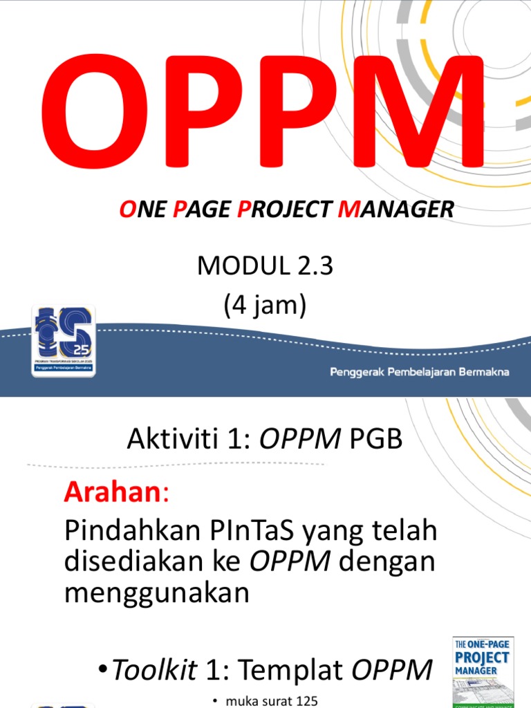 OPPM Template and Instructions | PDF | Computers
