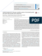 Analytical Approach For Dynamic Instability Analysis of Functionally Graded Skew Plate Under Periodic Axial Compression