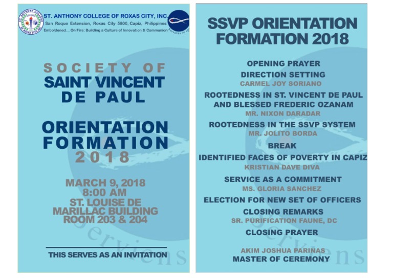 Orientation - Formation Invitation