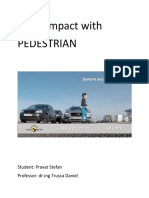 Front Impact With Pedestrian