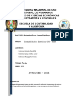 Trabajo de Contabilidad de Servicios - Instituciones Educativas