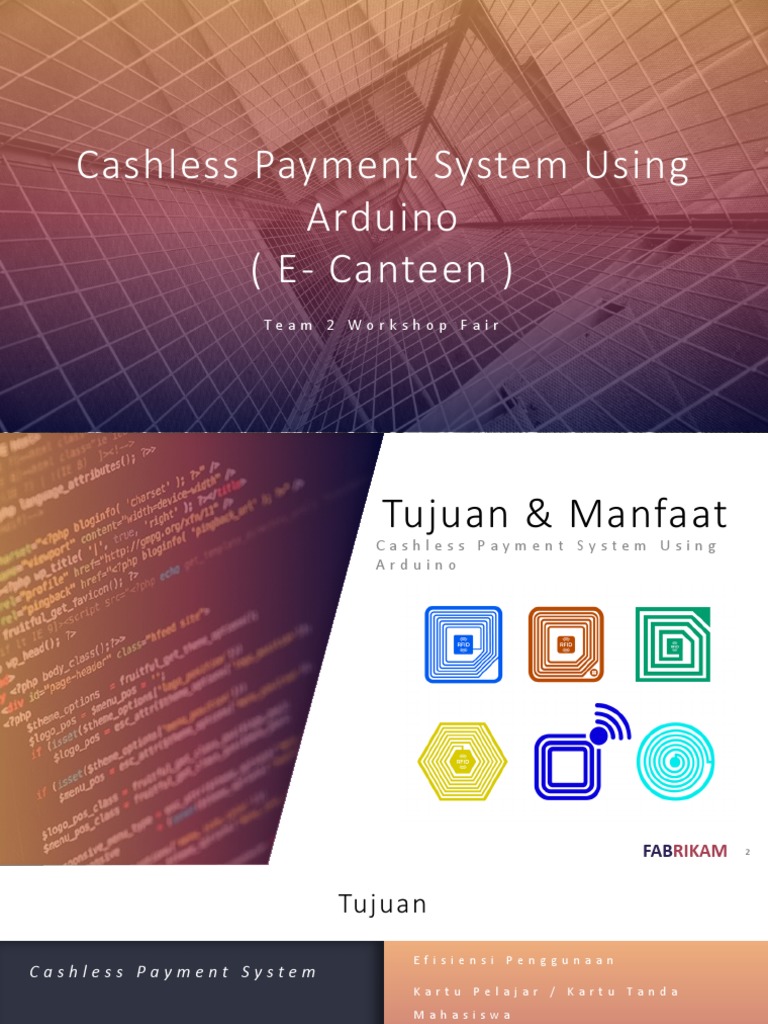 Cashless Payment System Using Arduino (E-Canteen) | PDF