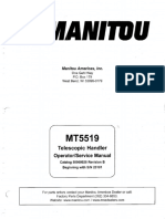 Manitou MT5519 Operating Manual