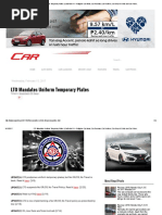 Conduction Sticker Usage Guidelines | PDF | Land Transport | Driving