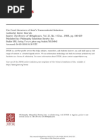 The Proof-Structure of Kant's Transcendental Deduction