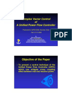 Complex Vector Control of a UPFC for CEPSI 2006 Final