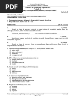 Subiecte Biologie Vegetala Animala 2018