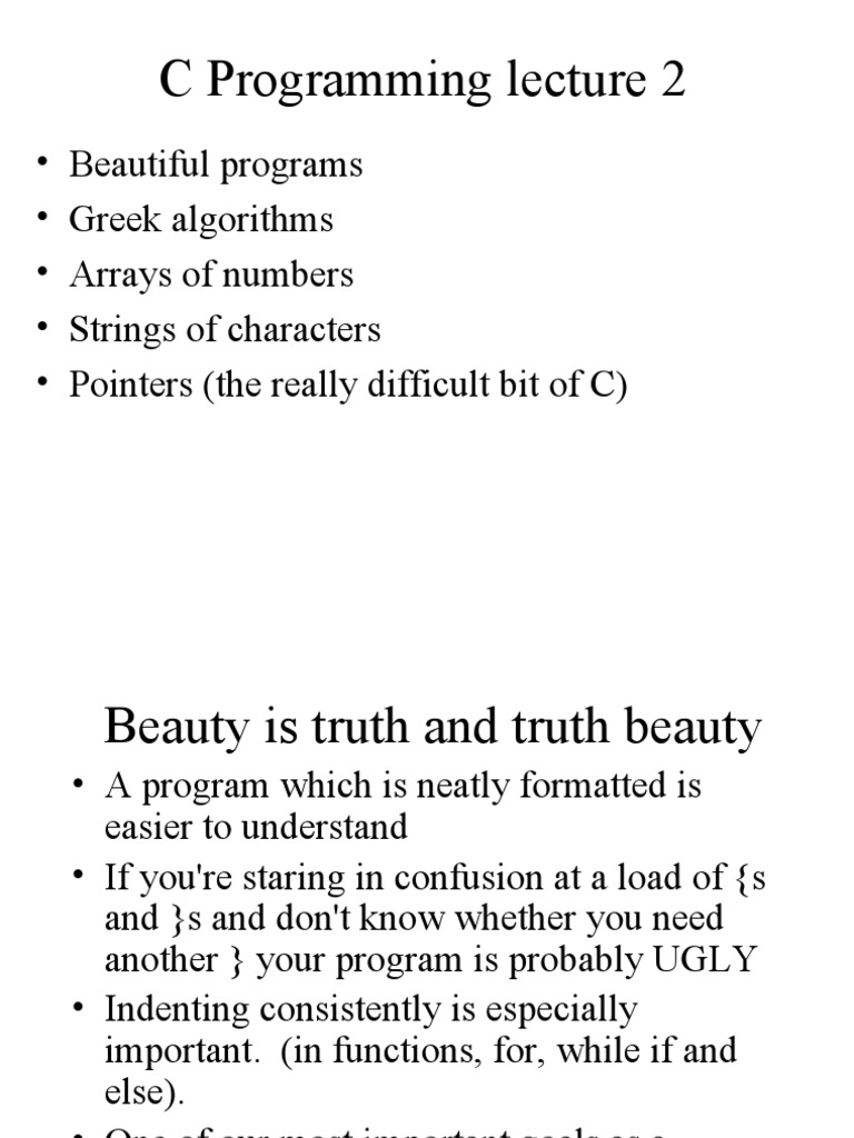 C Step2 | PDF | Pointer (Computer Programming) | Array Data Structure