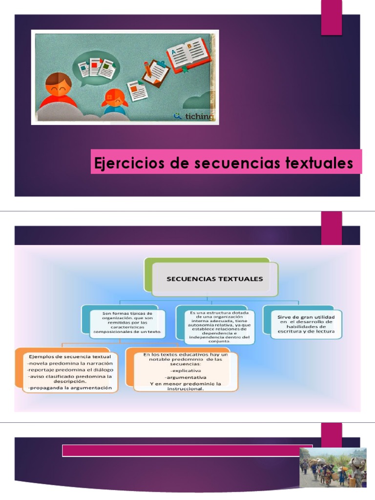 30 Ejercicios de Secuencias Textuales