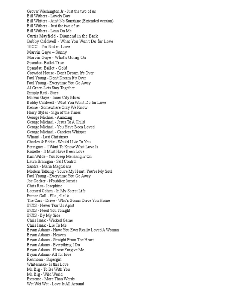 Spisak Starih Hitova I Klasika | PDF | Music Award Winners | Artists