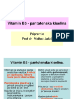4.vitamin B5 - Pantotenska Kiselina