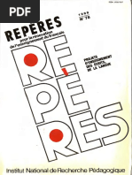 Repères Nº 78 - 1989