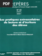 Repères Nº 23- 2001