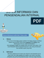 SISTEM INFORMASI DAN PENGENDALIAN INTERNAL