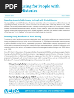 Vera Housing Criminal Histories Fact Sheet