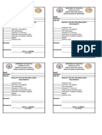 Cheklist For Shs Pre-Enrollment Cheklist For Shs Pre-Enrollment Requirments Requirments