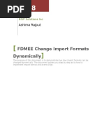 Oracle  FDMEE Change Import Formats Dynamically