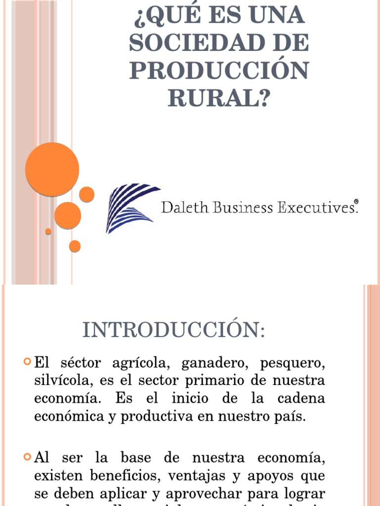 Sociedad de Produccion Rural 20 01 2018 | PDF | Sociedad | Gobierno