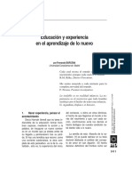 Dialnet EducacionYExperienciaEnElAprendizajeDeLoNuevo 498672 PDF