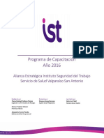 Programa Capacitación IST 2016