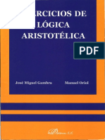 Gambra-Oriol-Ejercicios de Logica Aristotelica