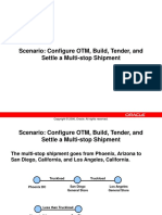 Scenario: Configure OTM, Build, Tender, and Settle A Multi-Stop Shipment