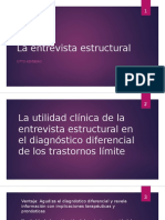 La entrevista estructural: diagnóstico diferencial en trastornos de personalidad