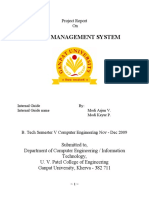 Hotel Management System: Project Report On