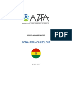 Zonas Francas Bolivia Reporte Anual 2017