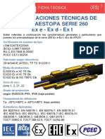 202441001ESr0 - Ficha Tecnica Prensa 260 - ATEX IECEx - Ex e Ex D Ex T 2