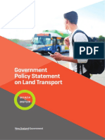 Government Policy Statement on Land Transport 2018