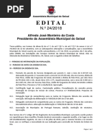 Ordem de Trabalhos e documentação  - 4ª Sessão Extraordinária de 2018 da Assembleia Municipal do Seixal