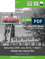 Concert 28th July Ayrs Paris Band and Preston Concert Band