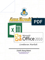 Kursus Excel 2010 - Lembaran Markah Dan Graf