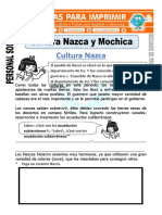 Ficha de Cultura Nazca para Segundo de Primaria