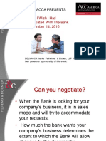 What I Wish I Had Negotiated With The Bank - Negotiating Bank Docs