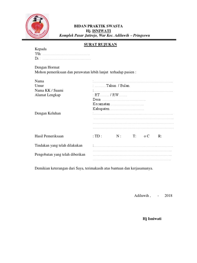 Surat Rujukan