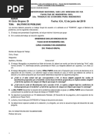 Trabajo 02 Balotario de Problemas 2018 I