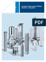 Brochure Filtros para Aire Estéril Vapor y Liquidos