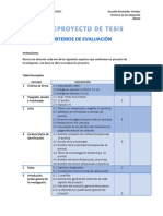 Criterios de Evaluacion de Proyecto CUDEC PDF