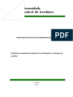 O Trabalho Do Adolescente Aprendiz